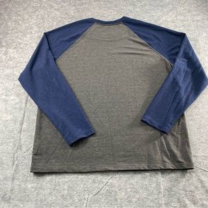 Orvis Mens Blue/Gray Classic Collection Raglan Performance‎ T-Shirt Size XL